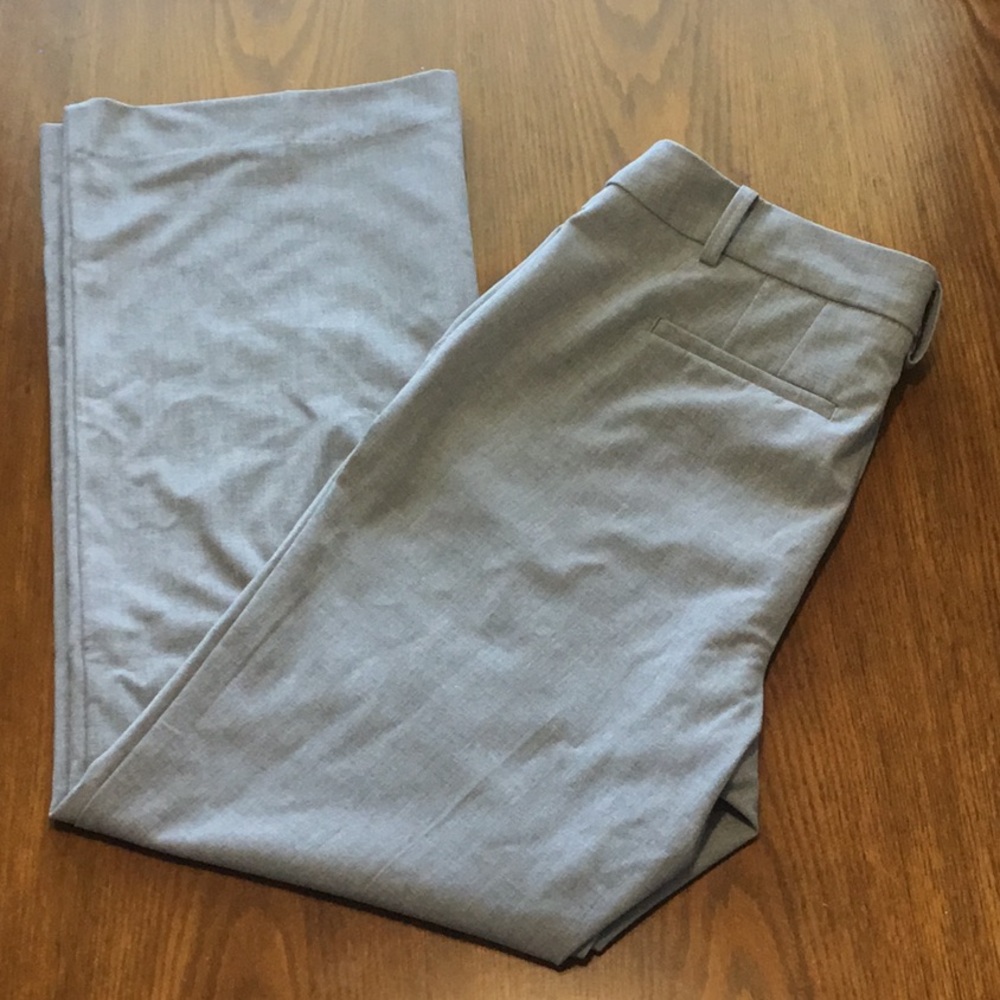 Talbots gray  Windsor slacks/trousers 8 petite